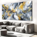 Modern Abstract Canvas Wall Art – Large Framed 146x73cm Ready to Hang Artwork